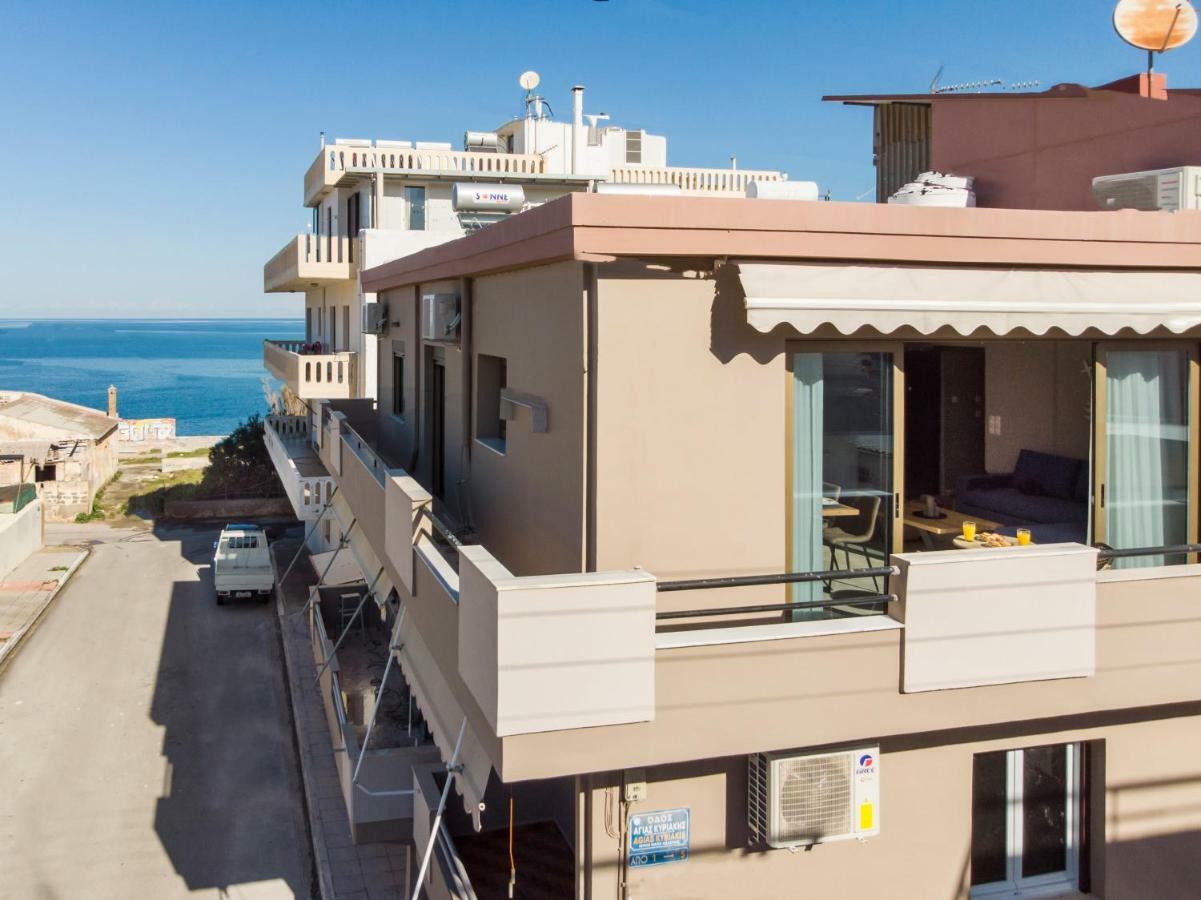 Mirma Luxury Apartment Hriszí Aktí Haniá Kültér fotó