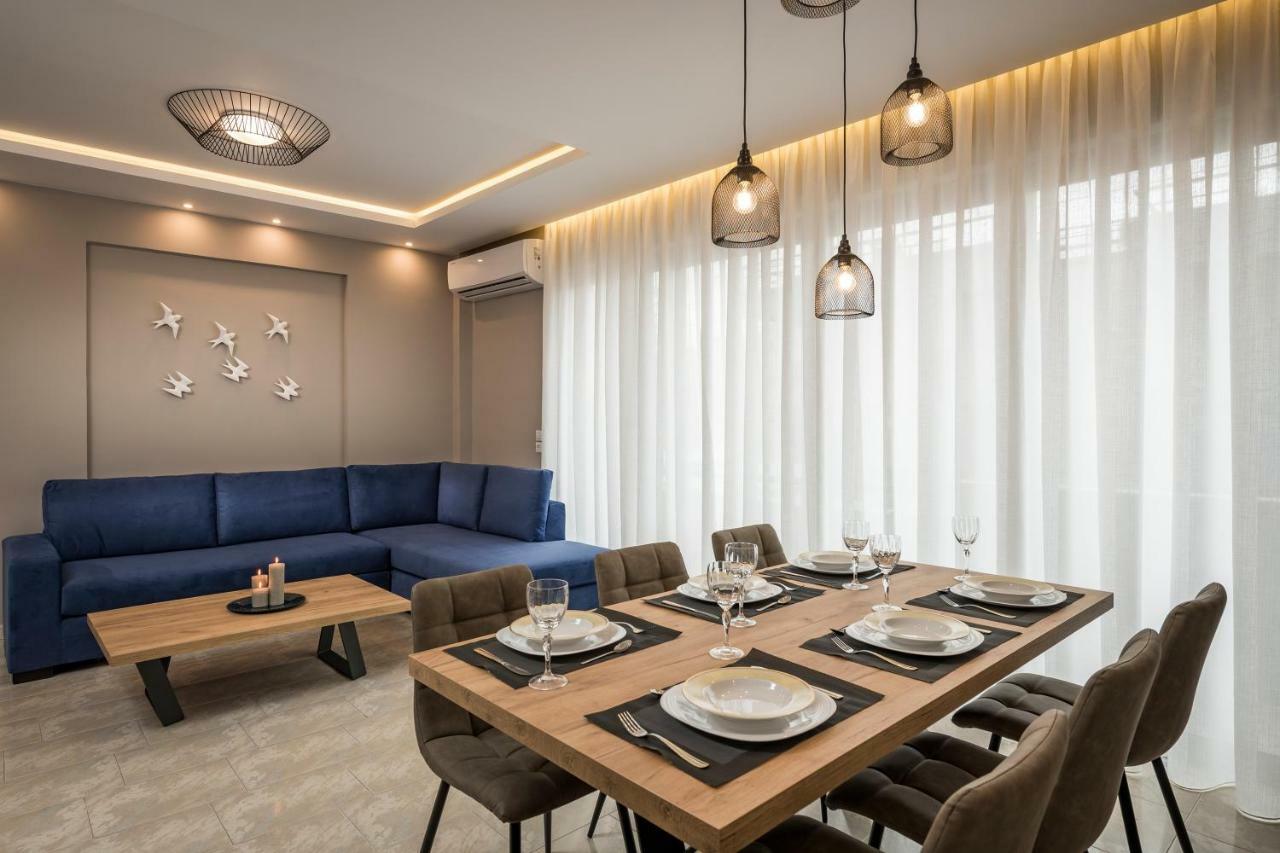 Mirma Luxury Apartment Hriszí Aktí Haniá Kültér fotó