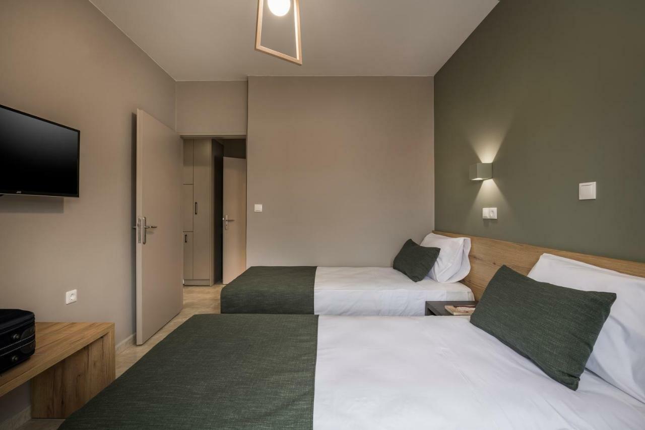 Mirma Luxury Apartment Hriszí Aktí Haniá Kültér fotó