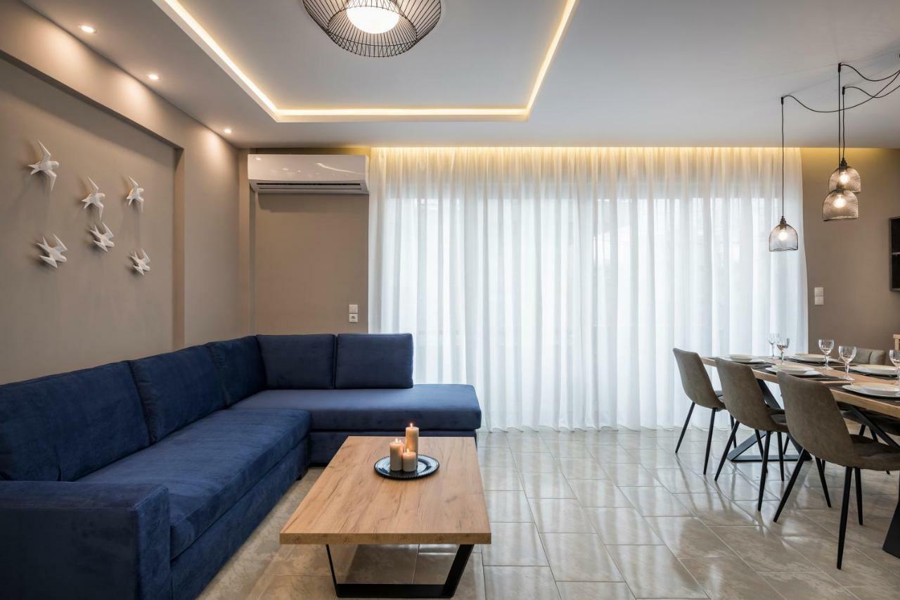 Mirma Luxury Apartment Hriszí Aktí Haniá Kültér fotó